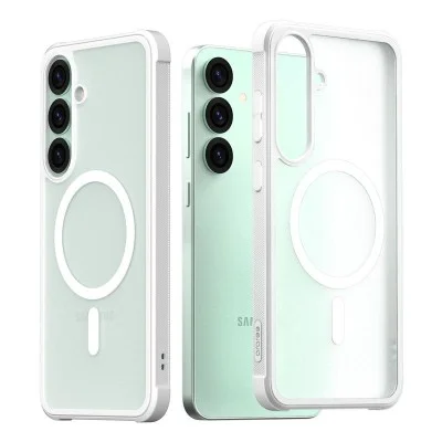 Cover Samsung S25 Plus Duple Armor Magsafe Case Araree - White